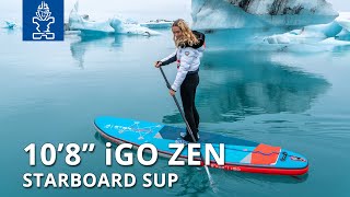 Starboard 10'8" iGO Zen Inflatable Stand Up Paddle Board