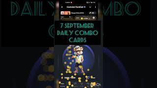 Daily Combo Hamster Kombat 7 September #hamsterkombat #dailycombo #trending #shortvideo