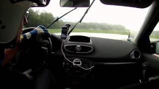 Circuit des Ecuyers en Clio 3 RS 200 Cup sous la pluie !