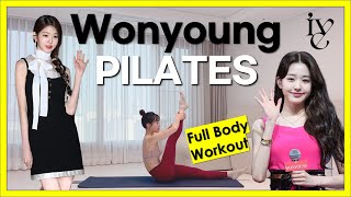 IVE-Wonyoung Pilates Workout! Slim Legs, Abs & Back Fat Burning 🔥 Kpop Idol Workout