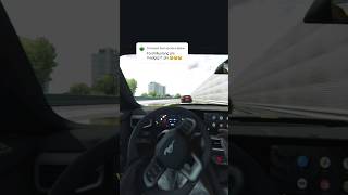 300km+ Ford mustang crash | assetto corsa #shorts #assettocorsa