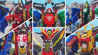 All Dx Gokaiger Gattai Stop Motion ゴーカイジャー ( Complication Ver)