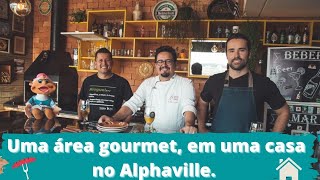 Casa no Alphaville- linda área gourmet