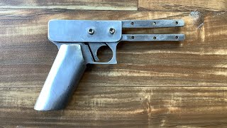 SERBU GB22 SINGLE SHOT GUN: a handle from a BMX bicycle frame piece