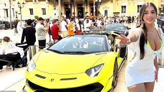 Millionaire Ladies and Supercars in Monaco 2024: A Luxury Lifestyle Tour.