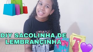 DIY SACOLINHAS FEITA DE CAIXA DE LEITE| DICA PARA O DIA DOS PAIS❤