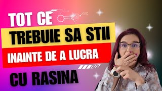 Tot ce trebuie să știi înainte de a începe să lucrezi cu rășină epoxidică sau UV