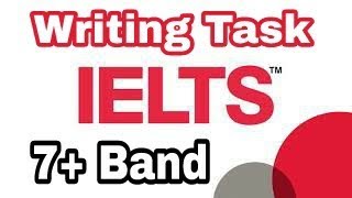 IELTS Writing Test Sample Task 1 Band 7