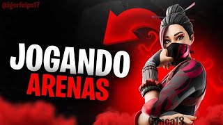 Jogando Arenas|LIVE DE QUARENTENA  ( LIVE FORTNITE PT / Meta 1100)