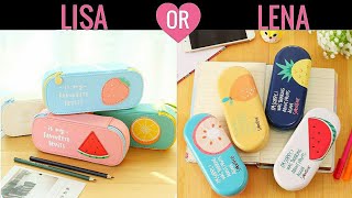 LISA OR LENA (Cute school supplies)🤗