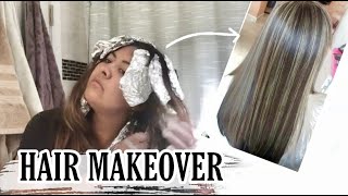 MECHAS CON ALUMINIO Y TINTE A LA VEZ EN MI CASA !!