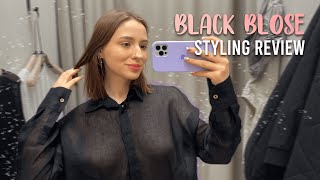 Trendy Transparent Shirt : Try on Haul in the Mall [4K]