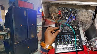 Sikh लिजये Ek Chota सा Mixer का Setting।। Mix 8 Mixer Setting। Tabahi Dj Dhanbad Party Setup Vlog