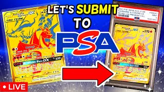 Preparing Cards for PSA - LIVE Pokemon Submission