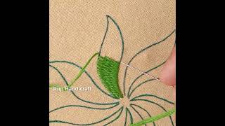 Basic Latest Flower Romanian stitch /Hand Embroidery very easy florar design needle work