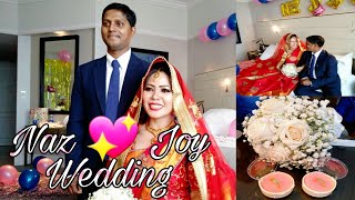 Naz and Joy Wedding. Virtual wedding ceremony | Liz Orpilla Vlog