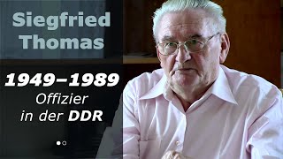 Offizier in der Nationalen Volksarmee (NVA) / Militär und Armee / Zeitzeugen DDR