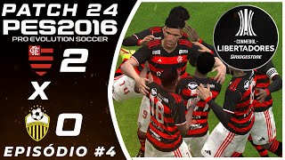 FLAMENGO ESTÁ INVICTO NA LIBERTADORES ( PES 2016 PATCH 2024 PC)