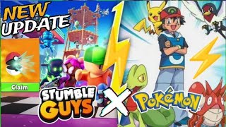 STUMBLE GUYS × POKEMON CARTOON || NEW UPDATE LEAKS || NEW UPDATE 0.65 #stumbleguys #stumblenewupdate