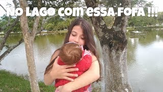 Andando no lago com essa fofucha