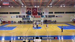 Burhaniye Belediyespor - Bandırma Kadın Basketbol Maçı Özeti ve Maç Sonu Röportajları