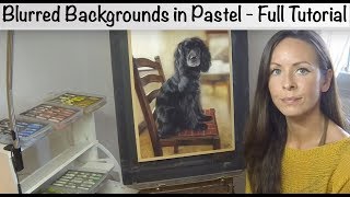 Painting Blurred Backgrounds in Soft Pastel