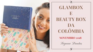 Glam Box e Beauty Box Colombia | Mês Novembro | Cajitas de suscripción Colombia