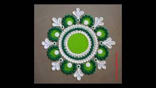 Simple festive Rangoli Designs #rangolidesigns #simplerangoli #festiveseason