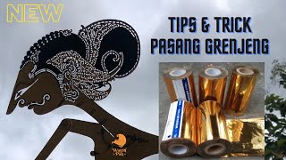 Tutorial Sungging Prada Grenjeng Wayang kulit tokoh Prabu Puntadewa gaya Yogyakarta karya @waton_pak