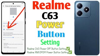 How To Realme C63 Power Off Button Setting(Uzzol Technology)