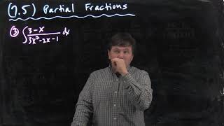 Lecture (7.5) Partial Fractions