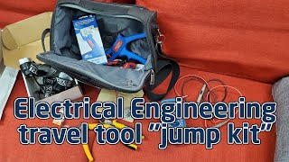 Travel toolkit for small electrical engineering jobs abroad, aka the electrical engineering jump kit