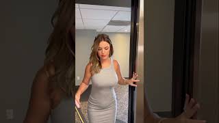 NEW! Marie Office Crush 🚨| Walking and Talking in New Tight Office Dresses