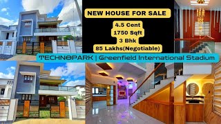 New House for Sale | Near Technopark | Karyavattom | Greenfield International Stadium | Kazhakoottam