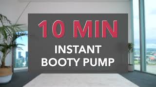 INSTANT BOOTY PUMP in JUST 10 MIN! Intense, Floor Only, No Squats, No Equipment, At Home