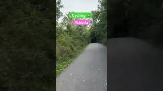 Mountain Cycling on River Bridge #shorts #cycling #mountains #jungle #bridge #river