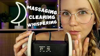 ASMR Deep Ear Attention 👂 Massaging, Cleaning, Whispering