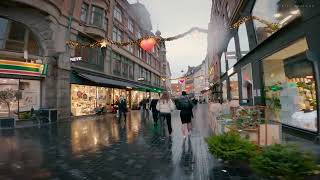 Walking tour in the city center of Copenhagen,  Christmas season