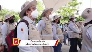 Carlos Morales Vázquez da el banderazo de inicio de la primera jornada de descacharramiento