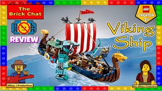 LEGO Creator 3-1 Viking Ship and the Midgard Serpent REVIEW!!