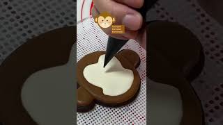 Adorable Monkey Cookie in a Minute