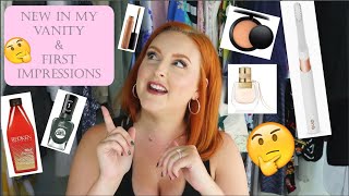 WHAT'S NEW IN MY VANITY | BEAUTY FIRST IMPRESSIONS | SIRENA GRACE CELES