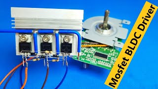 How To Make Brushless Motor Driver / No ECS With Mosfet Driver