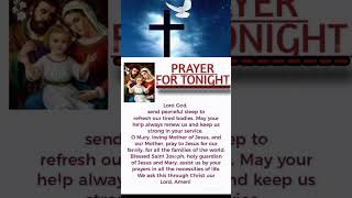 prayer for tonight #shorts #short #prayer #trending#viral