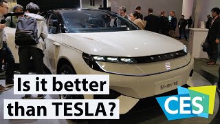 First look at Byton M-Byte. Self-Driving Tesla Killer? | CES 2019