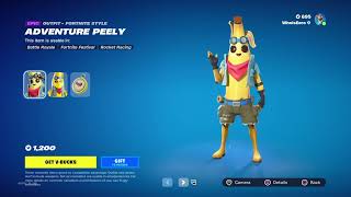 New Adventure Peely Outfit in Fortnite