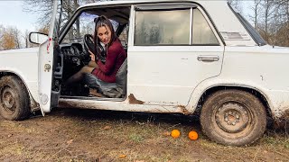 CRUSH || Tanya crushes fruit with a car