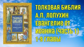 Аудиокнига Толковая Библия А.П. Лопухин (часть 8). Толкование на Евангелие от Иоанна (главы 1-9).