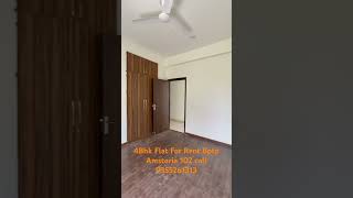 4Bhk semi furnished Villa type flat for rent @55k bptp amstoria 102 call 9355261313 #flat #property