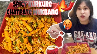 SPICY KURKURE WAI-WAI  CHATPATE🔥| HOMEMADE CHATPATE MUKBANG UK 🇬🇧| NEPALI STYLE| LONDON GIRL ANISHA